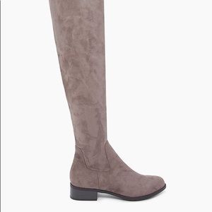 Forever 21 Gray Over the Knee Boots